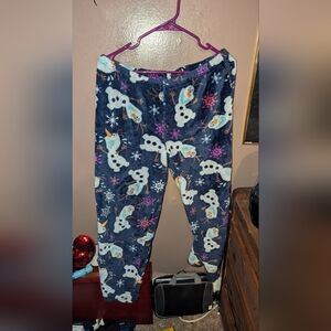 Olaf/Frozen Fleece Pajama Pants